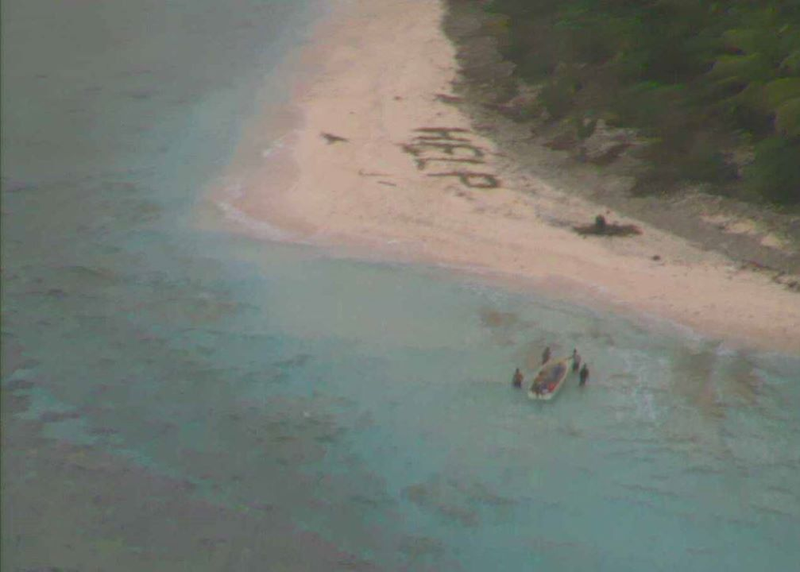 Illustration for article titled Navy P-8 Poseidon Locates Castaways On A Deserted Island In The Pacific